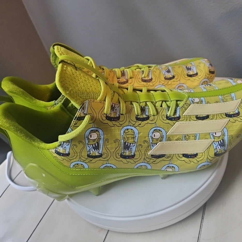 Adidas Adizero Simpsons Treehouse of Horror Kang and Kodos Football Cleats